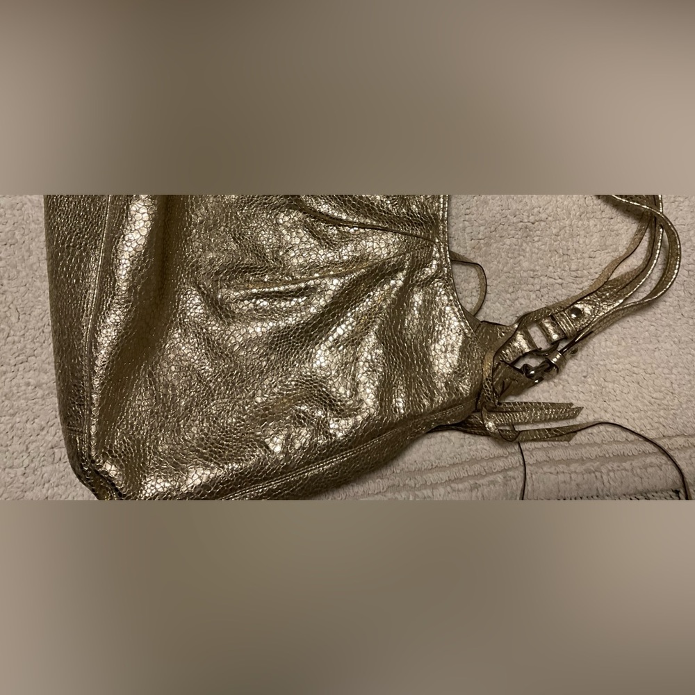 Coach metallic gold purse